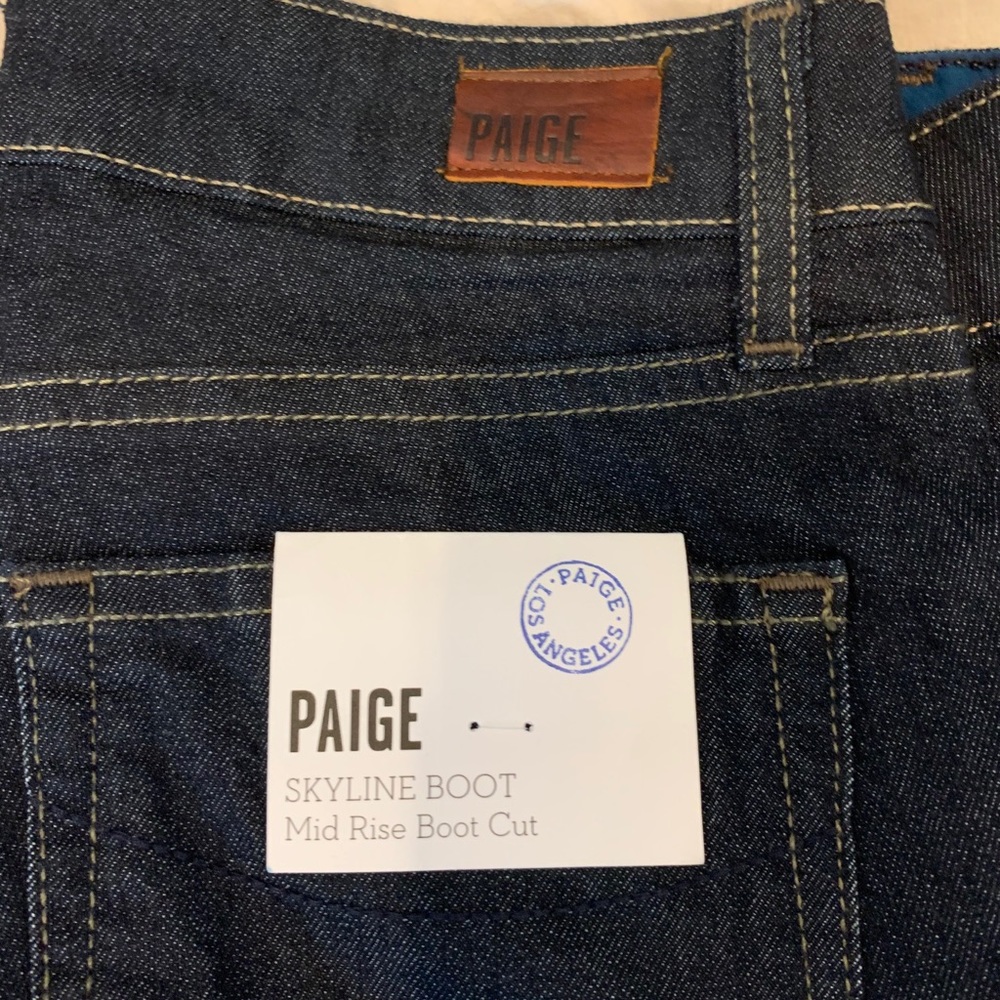 Paige jeans mid rise boot cut